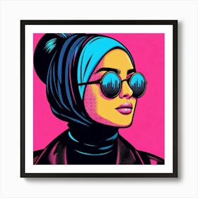 Pop Muslim Woman 4 Art Print