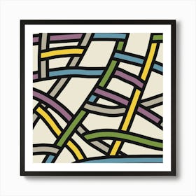 Ribbon connection Art Print