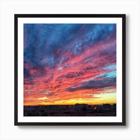 sunset Art Print