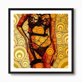 Psychedelic Sexy Woman 1 Art Print