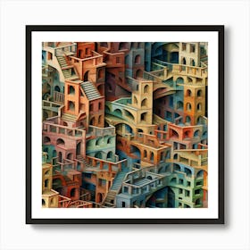 City In The Sky Art Print