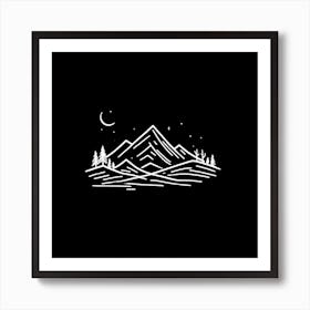 Mountain Landscape Art Print