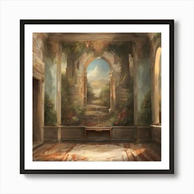 Room In A Castle Art Print