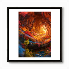 Autumn Forest 16 Art Print