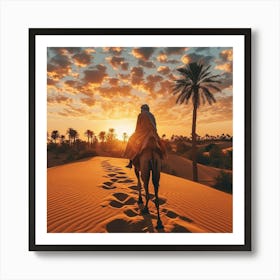 Stockcake Desert Sunset Ride 1719975199 2 Art Print