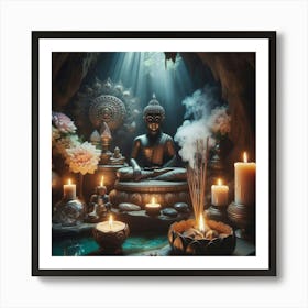 Buddha Shrine Art Print