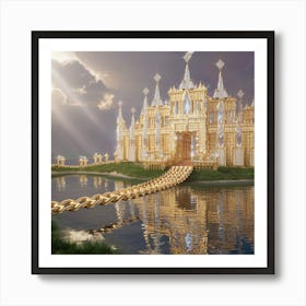 Golden Castle Art Print