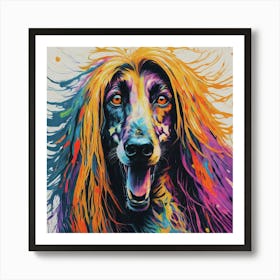 Afghan Hound 1 Art Print