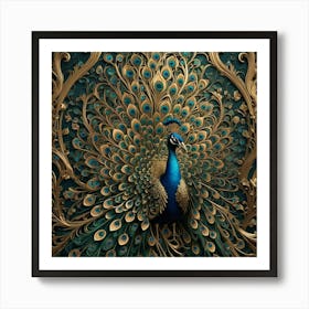 Peacock 22 Art Print