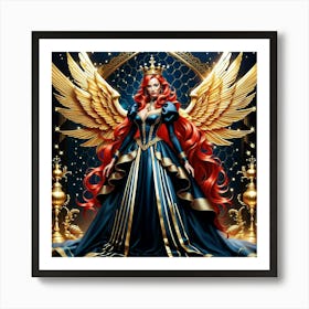 Angel Of The Sky 1 Art Print