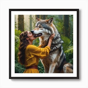 Wolf Portrait Art Print