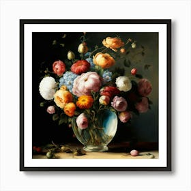 Flowers In A Vase 12 Art Print