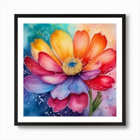 Cosmos Flower Art Print