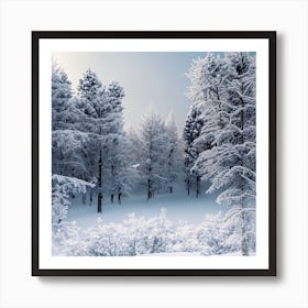 Winter Forest 1 Art Print