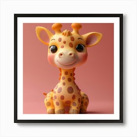 Giraffe 80 Art Print