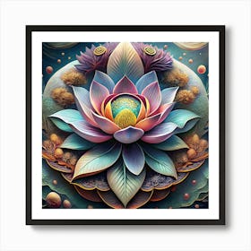 Lotus Flower 48 Art Print