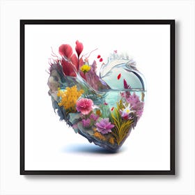 Heart Of The Sea Art Print