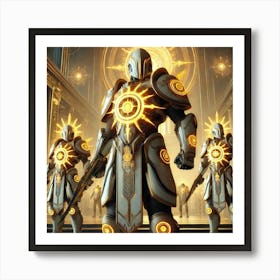 Solar Guardians Converted Art Print