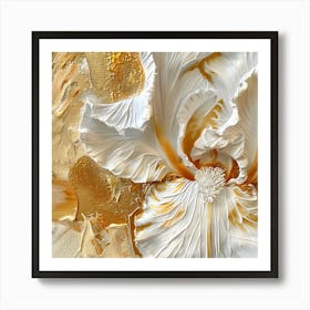 White Iris Art Print