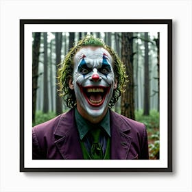 Joker In The Woods 1 Art Print