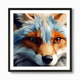 Fox Painting 1 Art Print