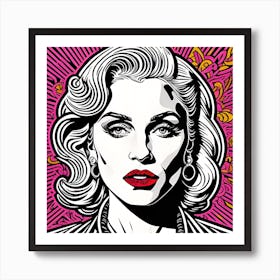 Madonna The Pop Idol Art Print