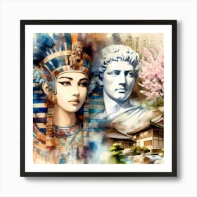 Cleopatra Portrait Artwork 192 Art Print