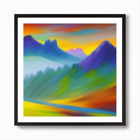 Mountain luck Art Print