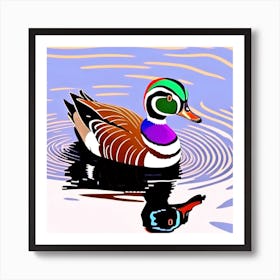Wood Duck 7 Art Print