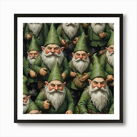 Gnome Gang Art Print