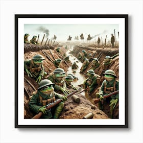 Left In The Mud Art Print