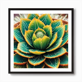 Succulent Plant 1 Art Print
