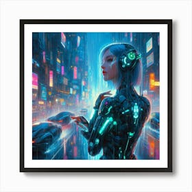 Cyber Art Print