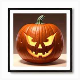 Halloween Pumpkin Carving 2 Art Print