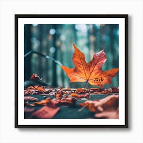 Autumn Leaf 3 Art Print