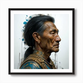 Portrait Of An Old Man Art Print