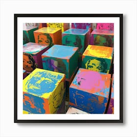 Box Pop Art 2 Art Print