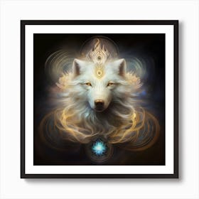 White Wolf 1 Art Print