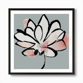 Lotus Flower Room Decor Art Print