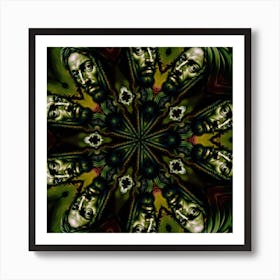 Rasta Mandala Art Print