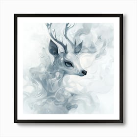 Deer View Art Print