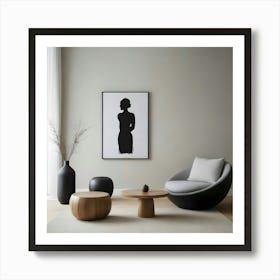 Silhouette Of A Woman 3 Poster