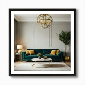 Modern Living Room 103 Art Print