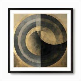 'Black And Gold' 16 Art Print