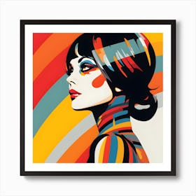 Mod Girl 21 Art Print