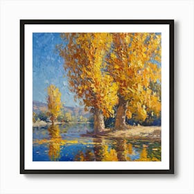 Autumn Trees 1 Art Print