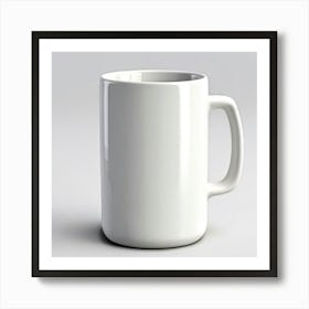 Mock Up Mug Blank Plain Ceramic Customizable Unadorned Empty Clean Simple Minimalist Mo (23) Affiche