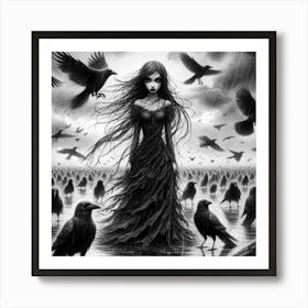 Ravens Art Print