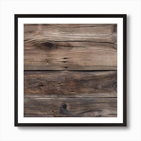 Old Wooden Planks Art Print