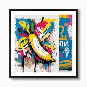 Banana Art Art Print